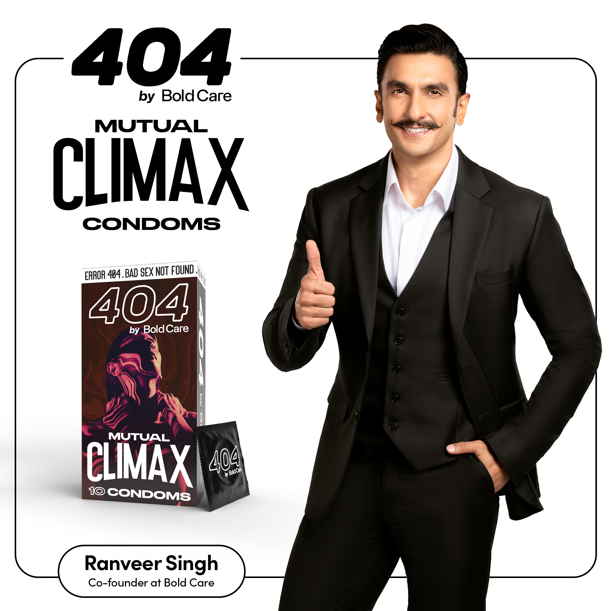 404 by Bold Care Mutual Climax Condoms For Men | Bold Care™