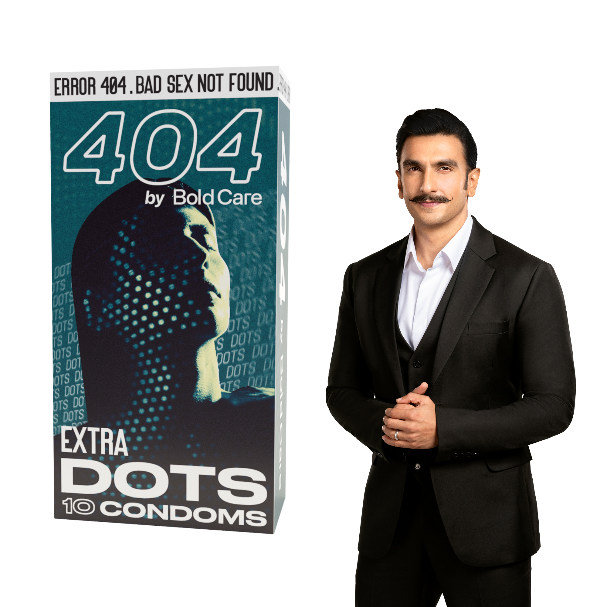 404 by Bold Care Extra Dotted Condoms For Men | Bold Care™