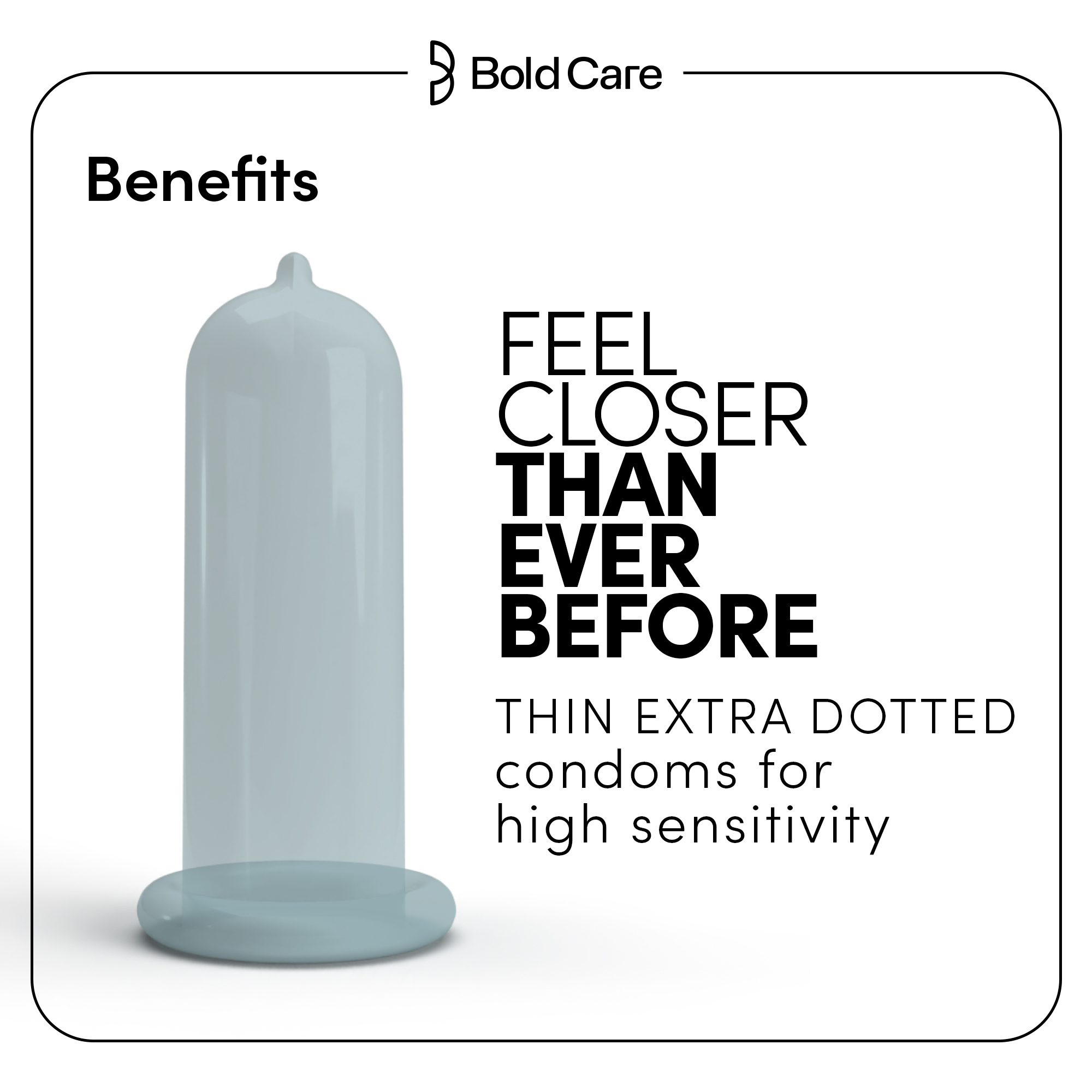 404 by Bold Care Extra Dotted Condoms For Men | Bold Care™